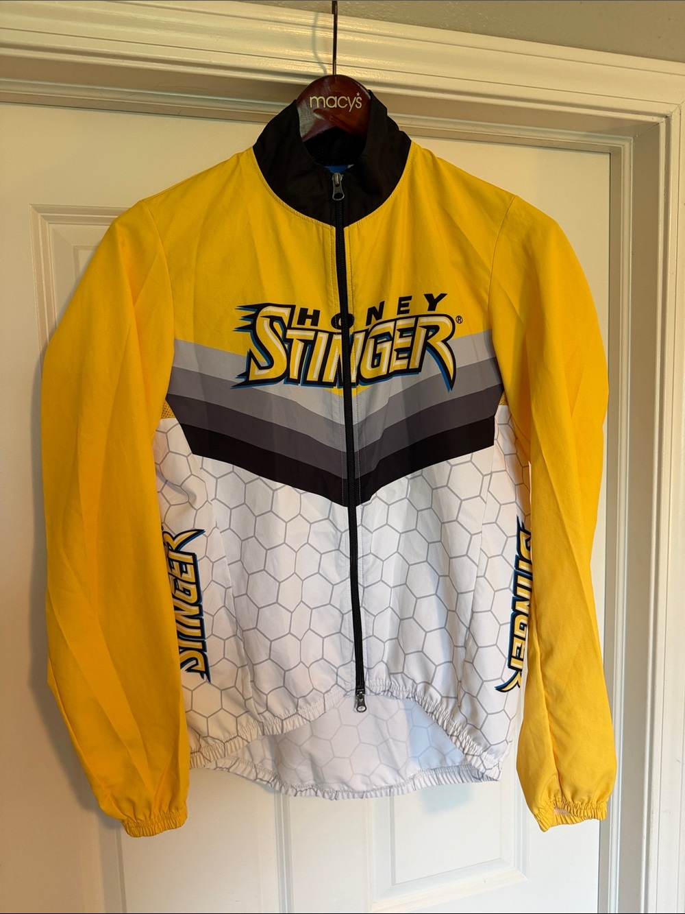 PRIMAL Honey Stinger Yellow & White Windbreaker Jacket